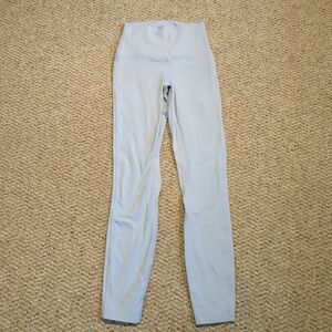 Lululemon Align High Rise Leggings Womens 2 Light Blue Active Workout Gym